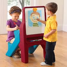 Step2 Art Easel Desk Dry Erase Board Includes Clip To Secure Projects Walmart Com Kids Art Easel Art Easel Toddler Art