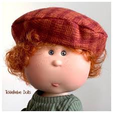 Doll Clothes 12 Mia Tunic Top Only Gold With Rust, Olive Flowers Gold  Premium Jersey Knit Fabric Ticklebebe Dolls