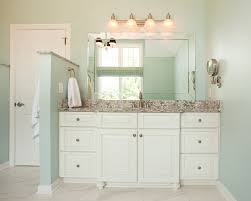 Browse our large selection of bathroom vanity products today! Beveled Vanity Mirror Transitional Bathroom Sherwin Williams Tradewinds Case Design