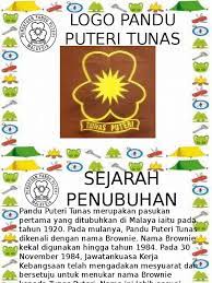 Penubuhan pasukan pandu puteri perak. Pandu Puteri Tunas