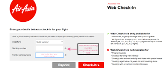 Cara melakukan web check in airasia. Cara Check In Ticket Flight Air Asia Online Miszdae Travel Blogger Malaysia