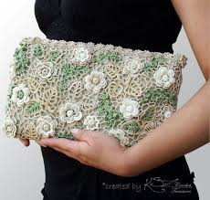 Crochet Bag Irish Crochet Bag Irish Crochet Clutch Handmade Etsy Crochet Clutch Irish Crochet Crochet Bracelet