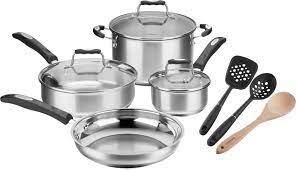 Maybe you would like to learn more about one of these? Cuisinart 10 Pc Cookware Set Stainless Steel P88 10 Best Buy