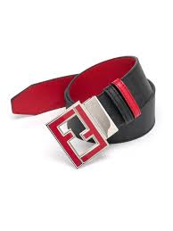 Black And Red Designer Belt Fendi Red Zucca Reversible Belt For Men Fendi Belt Leather Belts Men Mens Belts