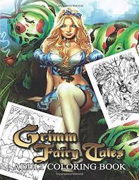Sep 1 2019 grimm wonderland colouring pages for adults. Grimm Fairy Tales Adult Coloring Book 50 Grimm Fairy Tales Adult Sexy Illustrations With High Quality In Black And White Perfect Coloring Book For Adults Buy Online In Burkina Faso At Desertcart 166630802