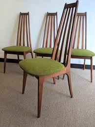 How to redo walnut dining chairs. Vintage Mid Century Modern High Back Walnut Dining Chairs Set Of 4 Epoch
