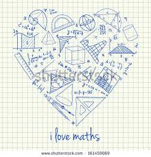 Illustration Of Maths Doodles In Heart Shape Math Drawing Math Design Math Doodles