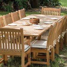 13 Pc Grand Veranda Teak Dining Set Westminster Teak Teak Outdoor Furniture Teak Furniture Set Teak Patio Furniture