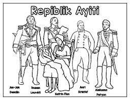 This downloadable pdf is the haiti section only excerpted from the divine coloring book. Historical Haitian Heroes Coloring Sheets Haiti By Genise Vertus