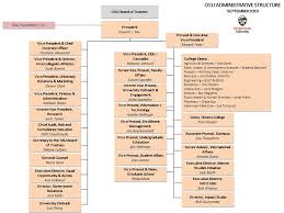 University Administrative Organizational Charts Leadership