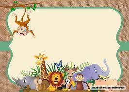 Free Safari Theme Baby Shower Invitations Templates Jungle Theme Birthday Safari Baby Shower Invitations Safari Invitations