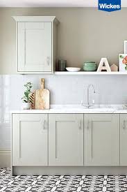 Bring An Air Of Calm To The Busiest Room Of The House With Soft Sage Greys And Period Style Kitchen Marble Trendy Kitchen Colors Backsplash With Dark Cabinets