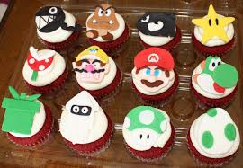These include some free super mario bros party invitations, free super mario party printables and a free nintendo favor box. Mario Cupcakes Good Closeup On Shapes Used Mario Birthday Party Mario Birthday Cupcake Cakes