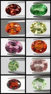 Gem Garnets Garnet Is The Name Used For A Large Group Of Rock Forming Minerals These Minerals Share A Stones And Crystals Crystals And Gemstones Red Gemstones