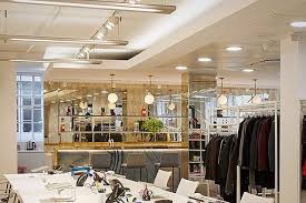 Commercial Lighting Doesn T Have To Be Boring Just Look At The River Island Press Office We Use Our Experi Commercial Lighting Retail Lighting Office Fit Out