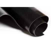 Rubber Sheeting, 48” x 40', Neoprene-Polychloroprene, 1/4” gauge, Black,  Smooth Finish