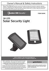 Nuclear bunker buster.the loud ones.and the ones that blow up in your hand if you light them. Bunker Hill Security 60498 Owner S Manual Safety Instructions Pdf Download Manualslib