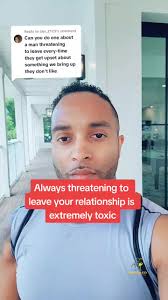 Replying to @jaja_2125 Always threatening to leave your relationship is  extremely toxic #toxicrelationship #relationshipproblems  #relationshipadvice #relationshipcoach