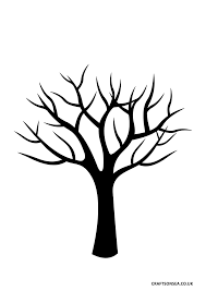 Free Tree Template Crafts On Sea In 2020 Tree Templates Tree Outline Stencils Printables