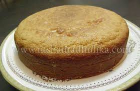 Light, soft, fluffy and with a wonderful fine texture, this asian style sponge cake/海绵蛋糕, aka jiggly cake, cotton cake, ogura cake, or taiwanese old fashioned sponge cake, is one of my favorite cakes and i am super excited to share this foolproof recipe so that you can also. Eggless Cake Recipe Eggless Sponge Cake Recipe Nishamadhulika Com