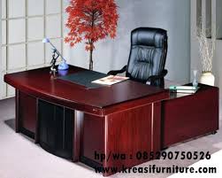 Meja Kantor Eksekutif Mewah Kreasi Furniture Jepara Meja Kantor Interior Kantor Meja