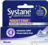 Systane Nighttime Lubricant Eye Ointment 3.5g Tube