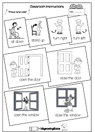 Classroom Instructions Worksheet Bw Bilgeceingilizce 2nd Grade Worksheets Classroom Instruction Worksheets