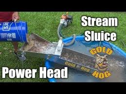 Stream Sluice Power Head Goldhog Gold Prospecting Equipment Power Streaming Gold Prospecting