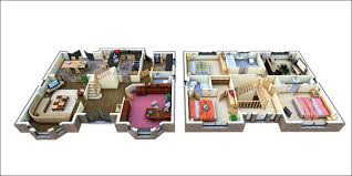 Two Story House House Flooring House Floor Plans 3d House Plans