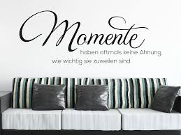 Wandtatoo Wandaufkleber Aa847 Spruch Momente Haben Oftmals Keine Ahnung