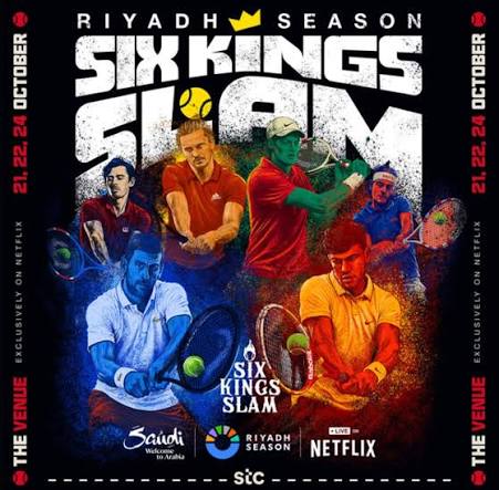 ملك النسختين يانييك سينر يشارك في بطولة #SixKingsSlam للمرة الثالثة 😎🔥 21  - 24 أكتوبر 🗓️ مباشر على Netflix 📺 The winner of the first two Six Kings  Slam editions returns for his third appearance, Jan