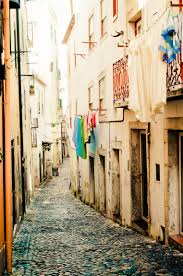 Streets Of Alfama Lisbon Street Lisbon Portugal