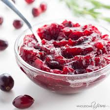 Healthy Low Carb Sugar Free Cranberry Sauce Recipe 4 Ingredients