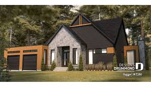 Decouvrez Le Plan 3286 Hygge Qui Vous Plaira Pour Ses 3 Chambres Et Son Style Scandinave In 2020 Ranch Style House Plans House Plans Contemporary House Plans