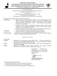 Text of sk pembina pramuka. Sk Gugus Depan Gerakan Pramuka