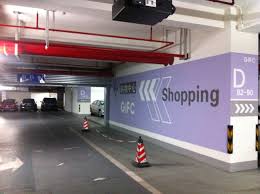 Parking Lot At Takashimaya Shanghai Park Signage Parking Design Parking Lot Signage