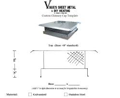 The orientation of the chimney will usually be indicated by a label on the outer wall of each chimney section. Flashings Chimney Caps Vinje S Sheet Metal Diy Heating
