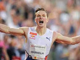 Norske karsten warholm er ny indehaver af verdensrekorden på 400 meter hækkeløb. Karsten Warholm Norway S Karsten Warholm Sets New 400m Hurdles World Record More Sports News Times Of India