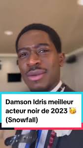 Damson Idris meilleur acteur noir de 2023 🥳 (Snowfall)