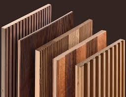 Machined Panels Interior Wall Design Wood Slat Wall Living Room Decor Modern