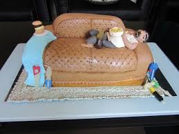 كيفية عمل كيكة الكنبة أو الأريكة How To Make A Sofa Cake Youtube