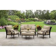Relax And Entertain With The Englewood Heights Ii Aluminum Patio Set The Pretty Durable Cast Aluminu With Images Patio Decor Conversation Set Patio Cheap Patio Furniture