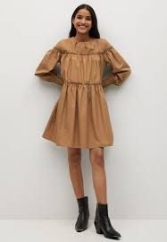 Die gemeinnützige stiftung bezweckt die unterstützung. Mango Lin Freizeitkleid Mittelbraun Hellbraun Zalando De