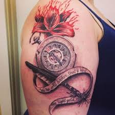 I came back, and he fixed them for me and screwed them on super tight! 75 Stunning Antique Pocket Watch Tattoos For Your Next Ink