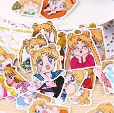 33 Pcs Stickers Sailor Moon Sticker Pack Anime Stickers Decorative Stickers Scrap Booking Anime Stickers Sailor Moon Cute Stickers