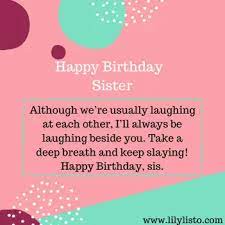 Check spelling or type a new query. Funny Birthday Wishes For Younger Sister Little Sister Birthday