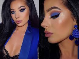Pin By Kelley Smith On Hair And Makeup In 2020 Blue Dress Makeup Blue Makeup Blue Makeup Looks
