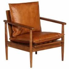 Vidaxl Armchair Brown Real Leather With Acacia Wood Armchair Acacia Wood Wood