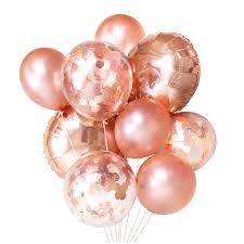 21st birthday party balloons supplies and decoration. 18inch Round Rose Gold Foil Balloon Paper Diy Confetti Metallic Ballons Birthday Party Wedding Bride Love Decoration Balloons Ballons Accessories Aliexpress