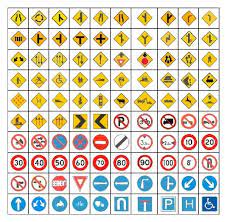The speed limit is 60 to 90 km/h, which is indicated on road signs. 100 Classes Of Malaysia Traffic Signs Download Scientific Diagram